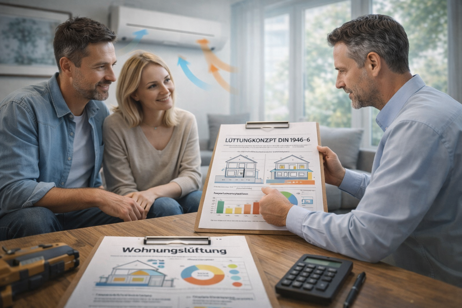 Lüftungskonzept DIN 1946-6