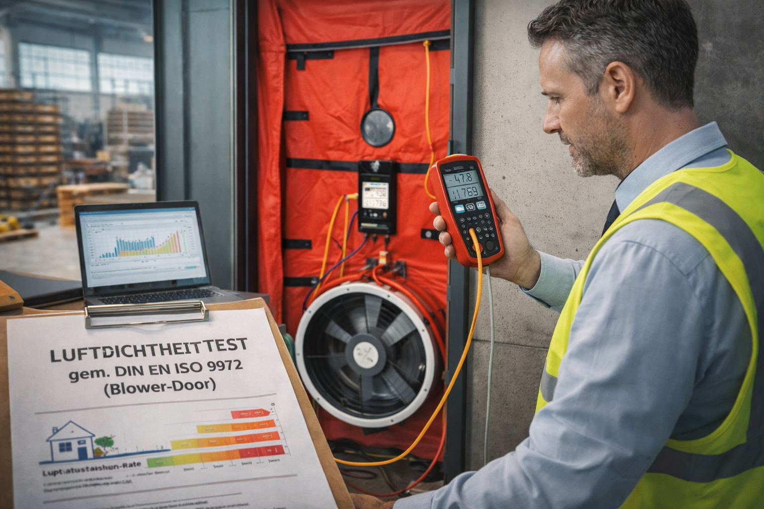 Luftdichtheitstest